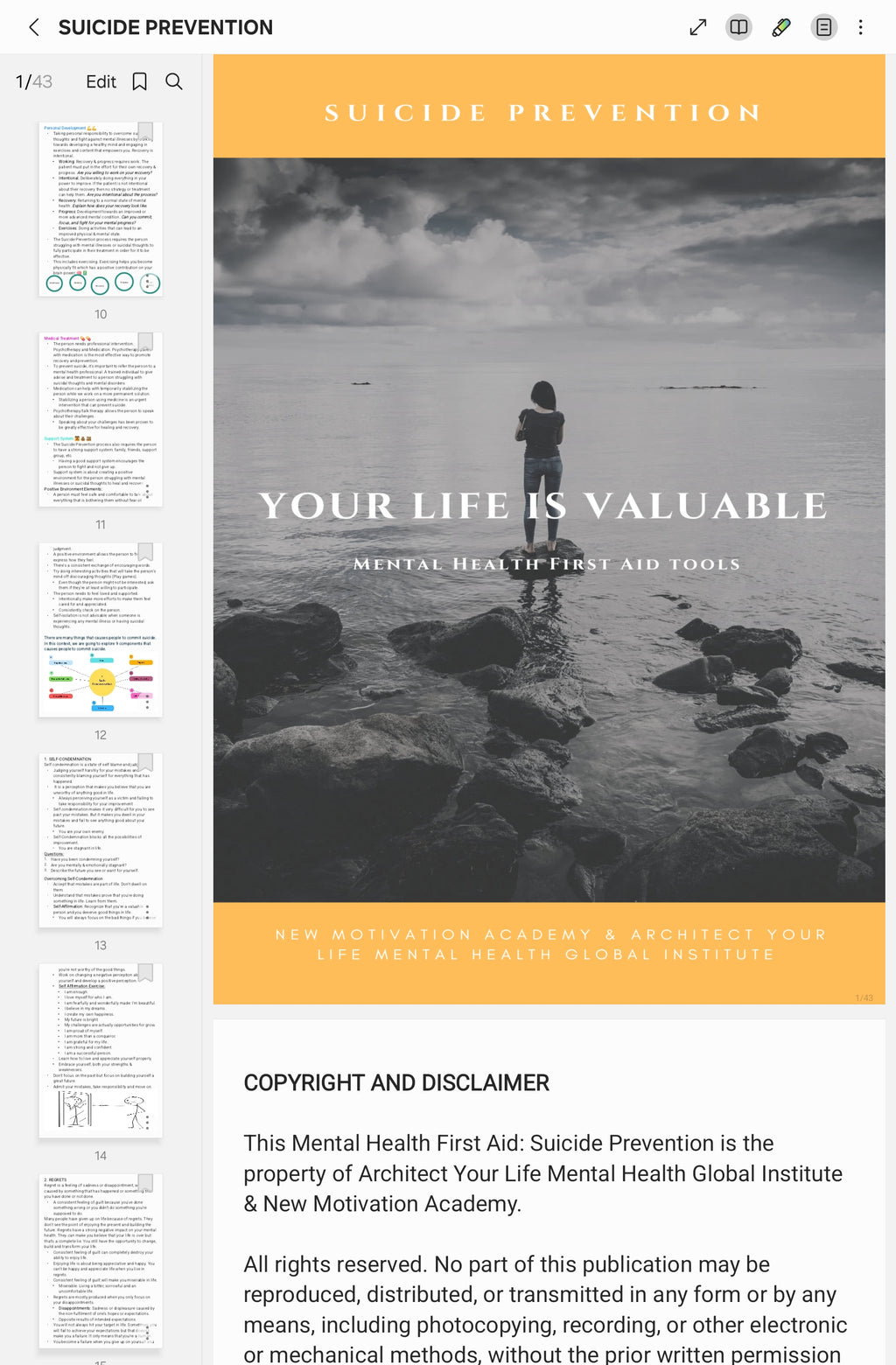 Suicide Prevention & Crisis Management