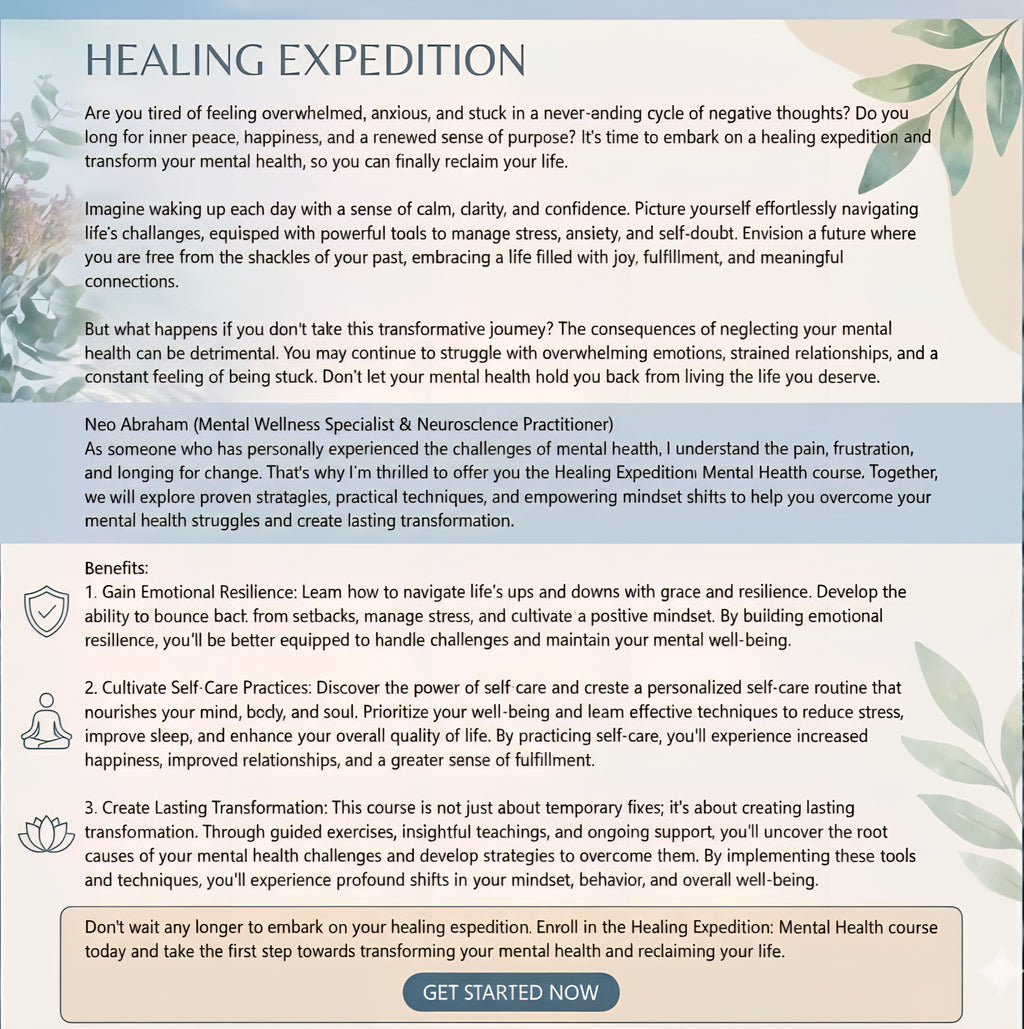 Healing Expedition: Mental Health
