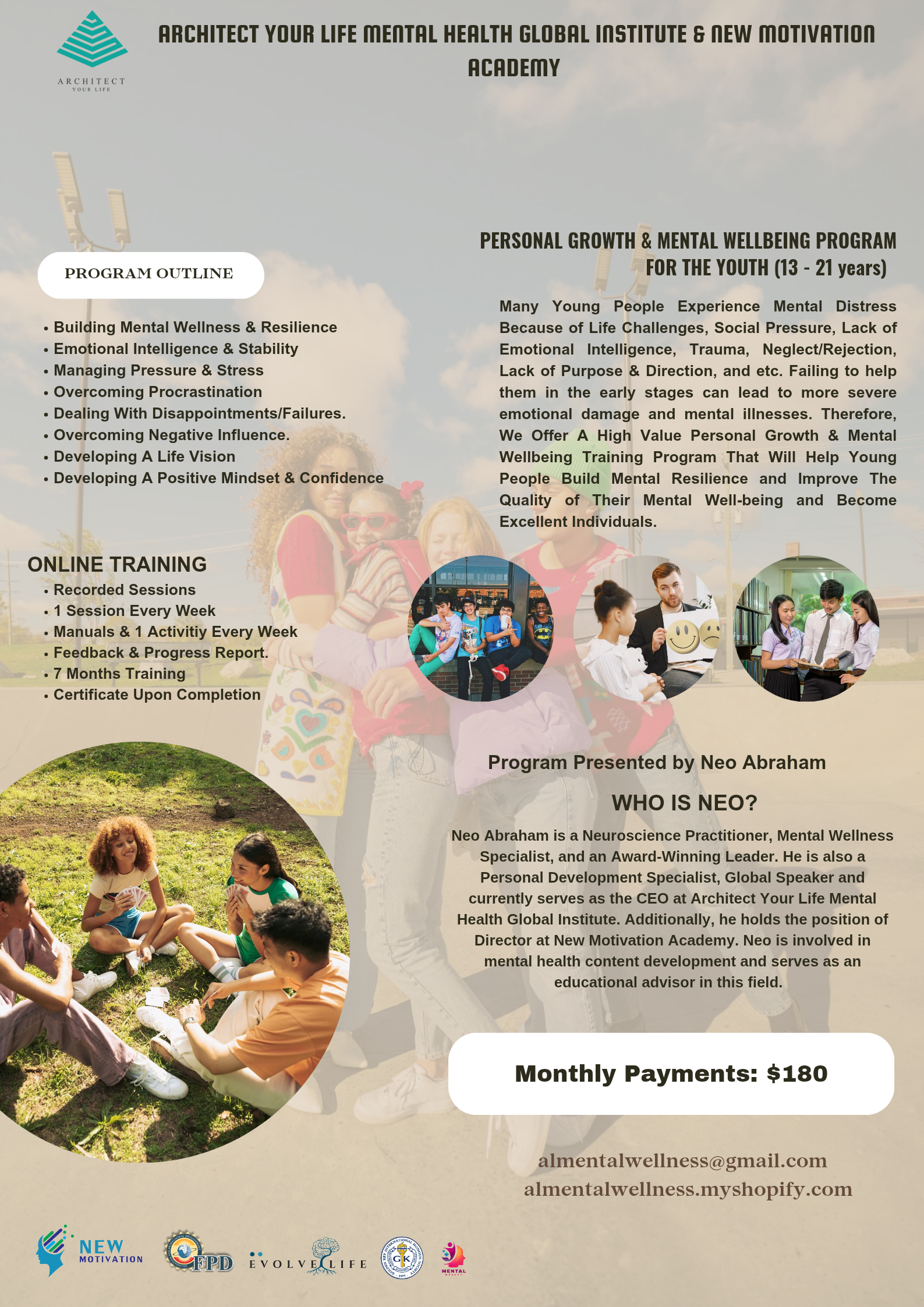 Personal Growth & Mental Well-being: YOUTH