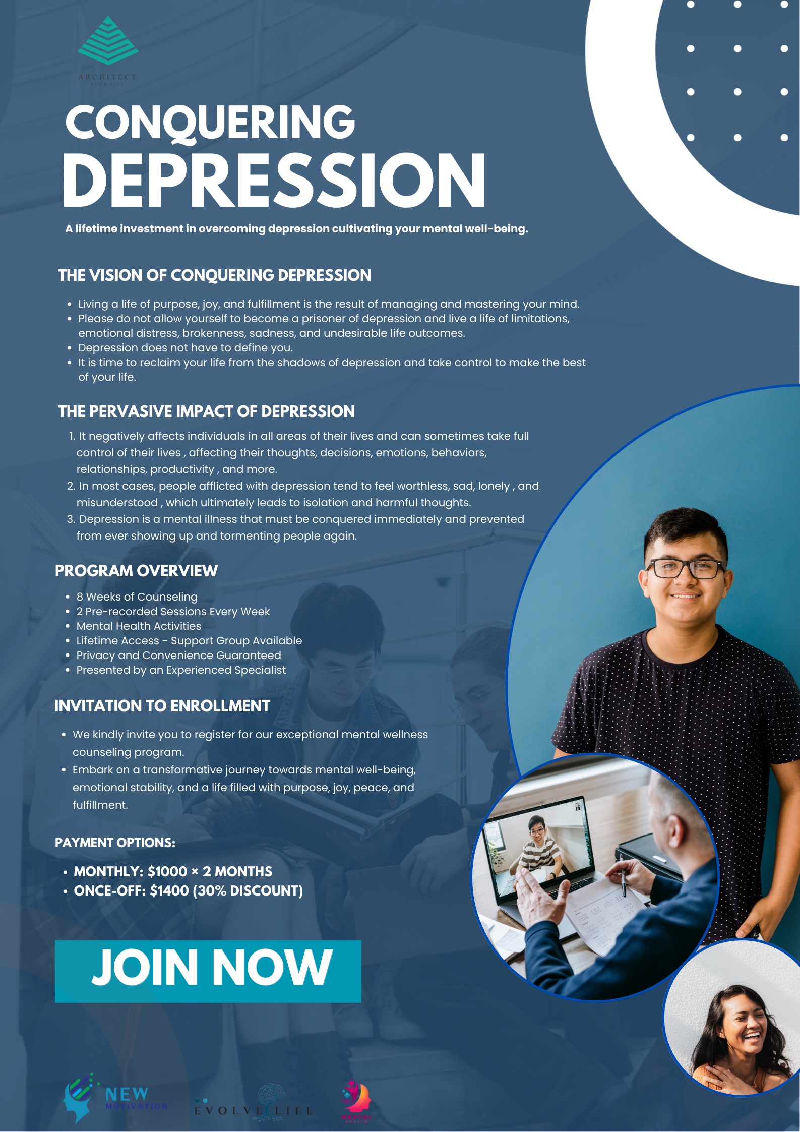 Overcoming Depression and Achieving Mastery.