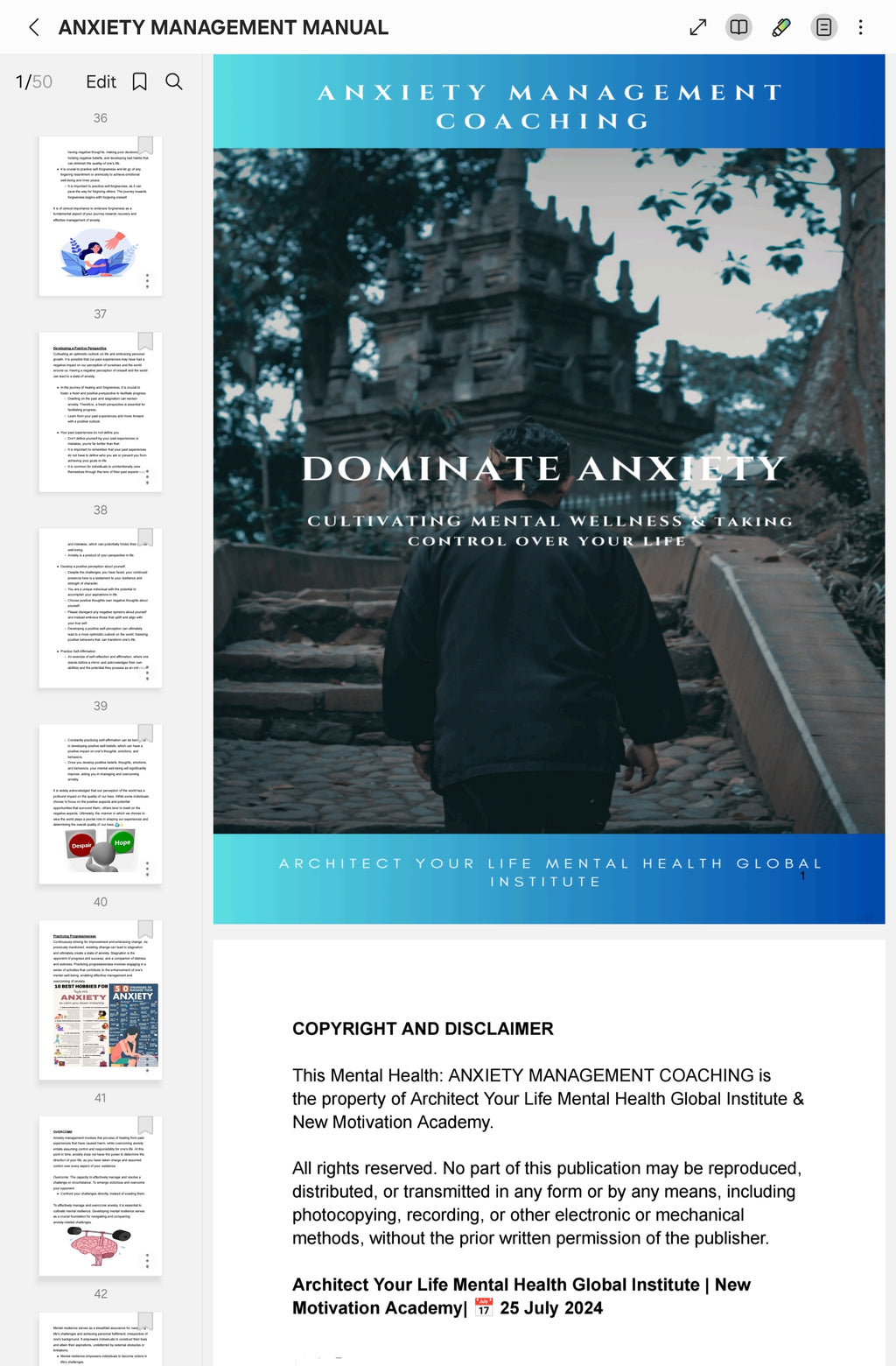 Conquering Anxiety and Achieving Mental Liberation