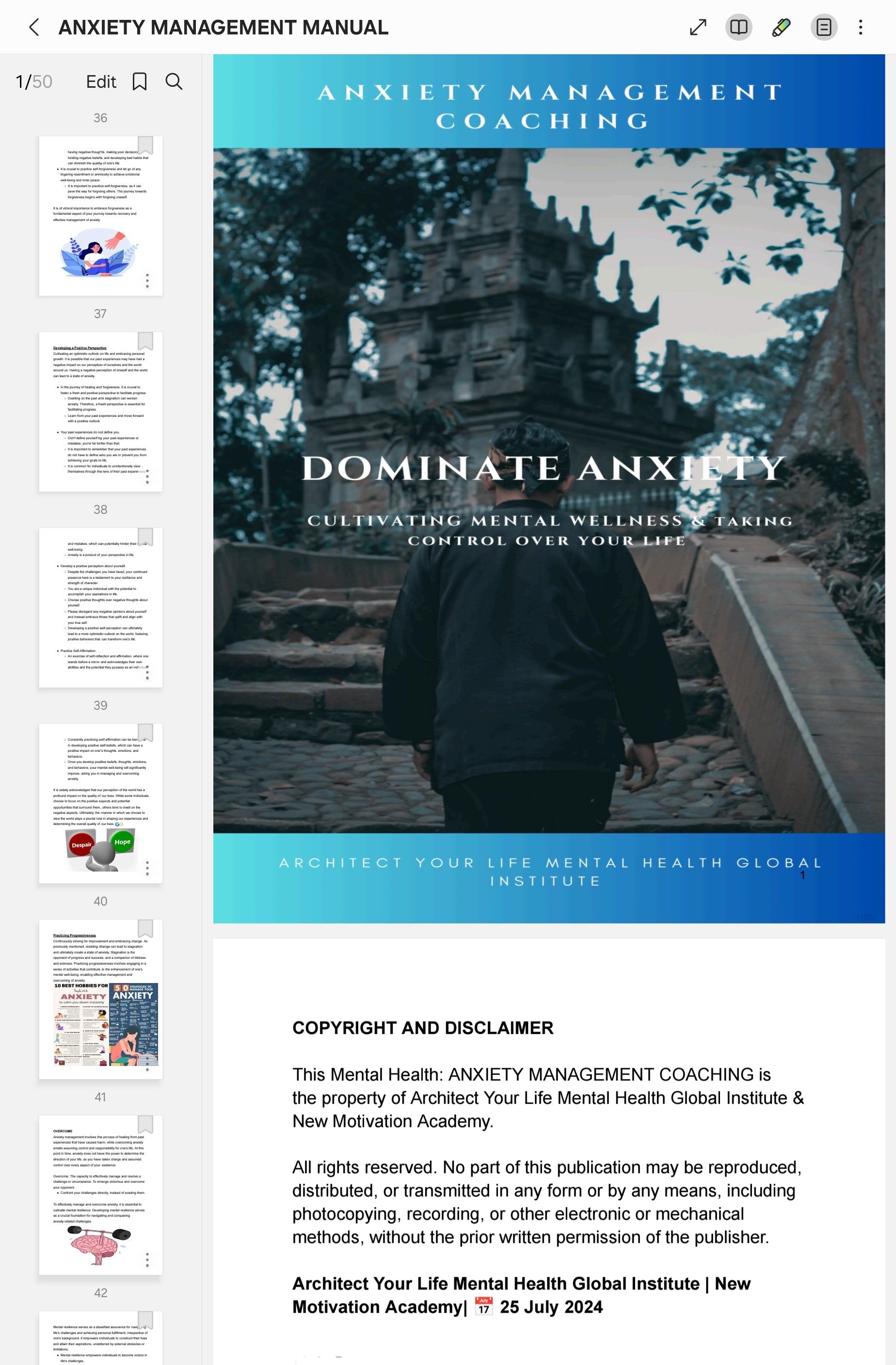 Conquering Anxiety and Achieving Mental Liberation